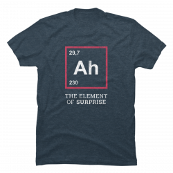t-shirt element of surprise